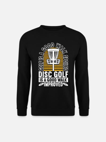 Disc Golf Disc Golfer - Unisex Sweatshirt - black
