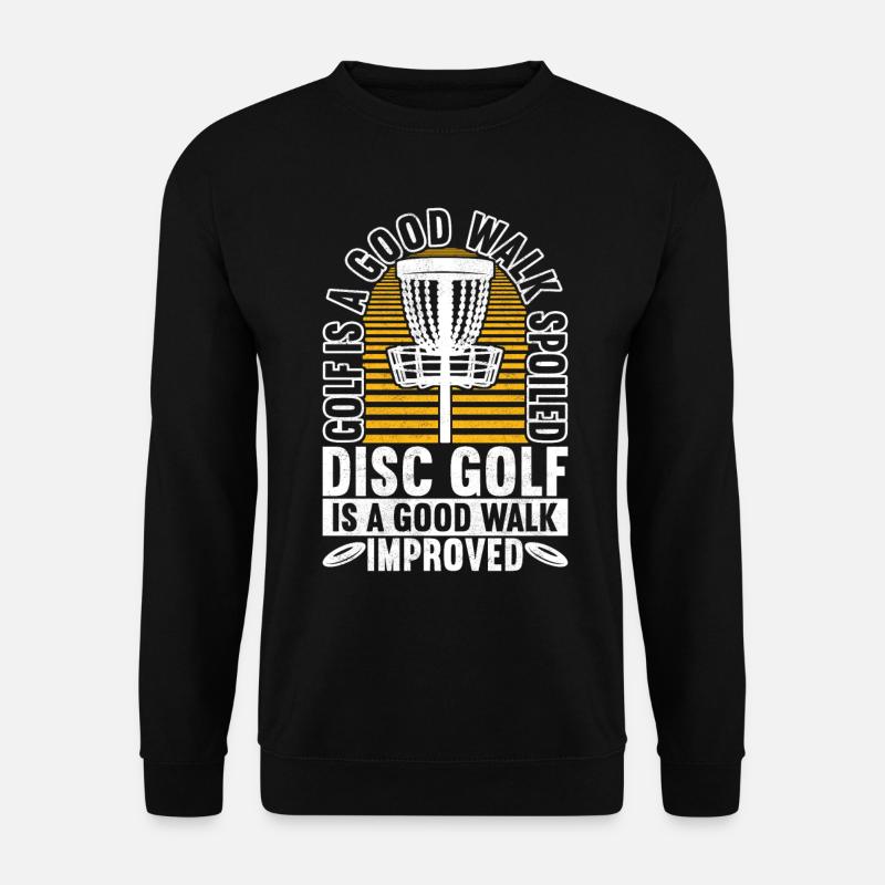 Disc Golf Disc Golfer - Unisex Sweatshirt - black