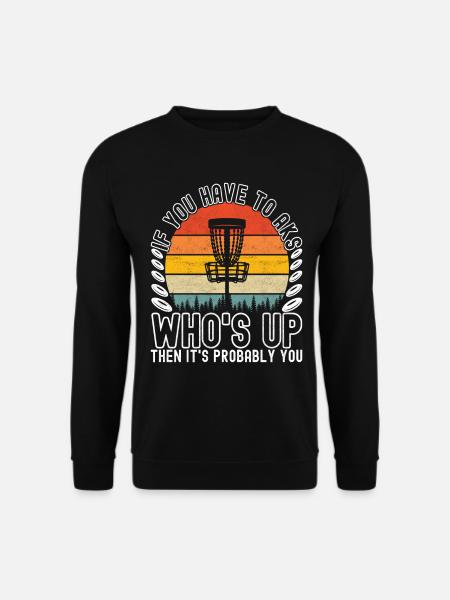 Disc Golf Disc Golfer - Unisex Sweatshirt - black