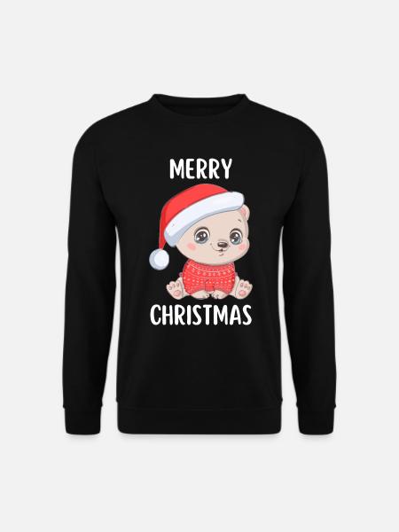 Merry Christmas Lustiges Weihnachtsshirt - Unisex Pullover - Schwarz
