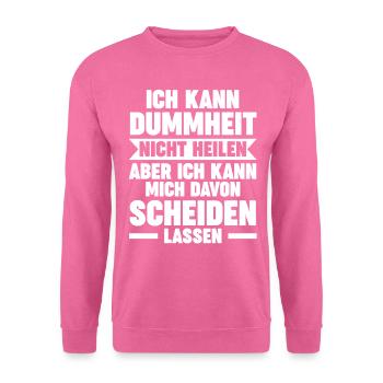 Scheidungsparty Geschieden Scheidung - Unisex Pullover - Pink - Vorne