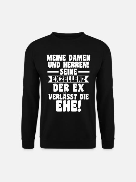 Geschieden Scheidung Scheidungsparty - Unisex Pullover - Schwarz