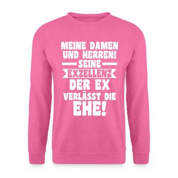 Geschieden Scheidung Scheidungsparty - Unisex Pullover - Pink - Vorne