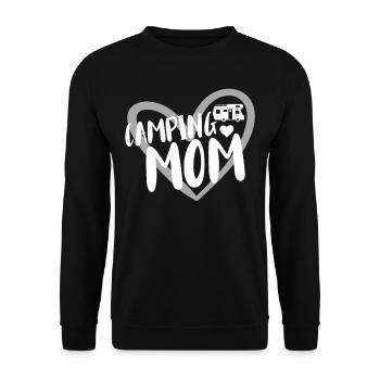 Camping Camping Camping-car - Sweat-shirt Unisexe - noir - Devant - Alina (178cm) & Michal (187cm)