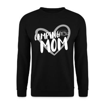 Camping Camping Camping-car - Sweat-shirt Unisexe - noir - Devant - Alina (178cm) & Michal (187cm)