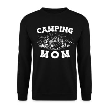 Camping Camping Camping-car - Sweat-shirt Unisexe - noir - Devant - Alina (178cm) & Michal (187cm)