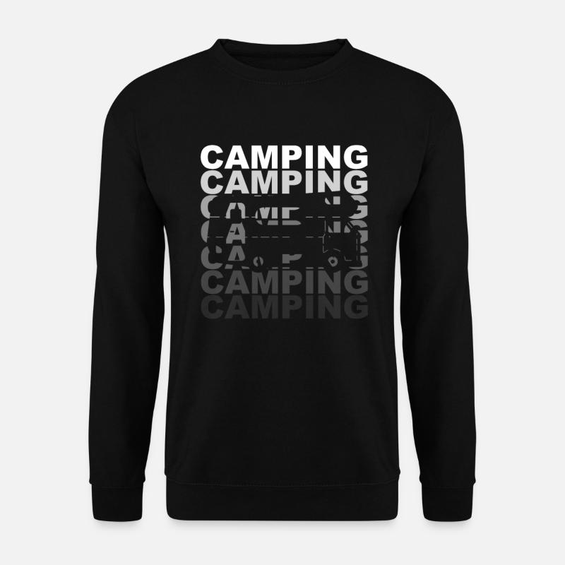 Camping Camping Camping-car - Sweat-shirt Unisexe - noir