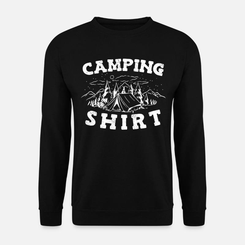 Camping Camping Camping-car - Sweat-shirt Unisexe - noir