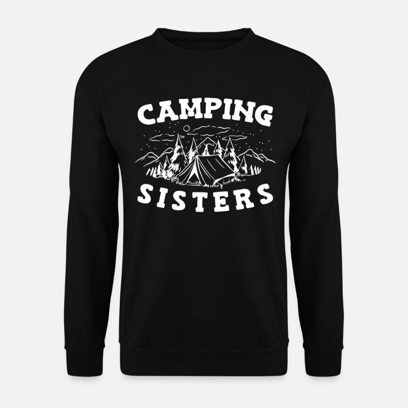 Camping Camping Camping-car - Sweat-shirt Unisexe - noir
