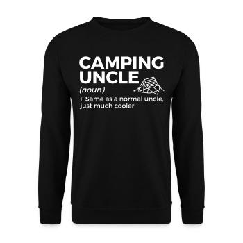 Camping Camping Camping-car - Sweat-shirt Unisexe - noir - Devant - Alina (178cm) & Michal (187cm)