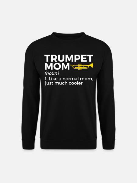 Trompete Musiker Blasmusik - Unisex Pullover - Schwarz