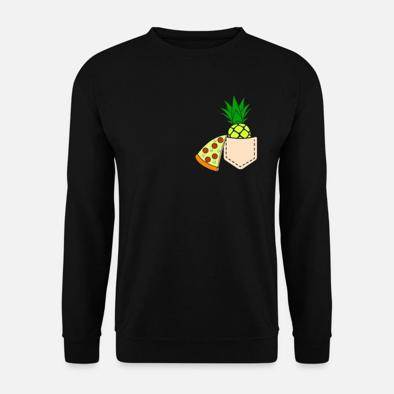 Pizza Ananas - Sweat-shirt Unisexe - noir