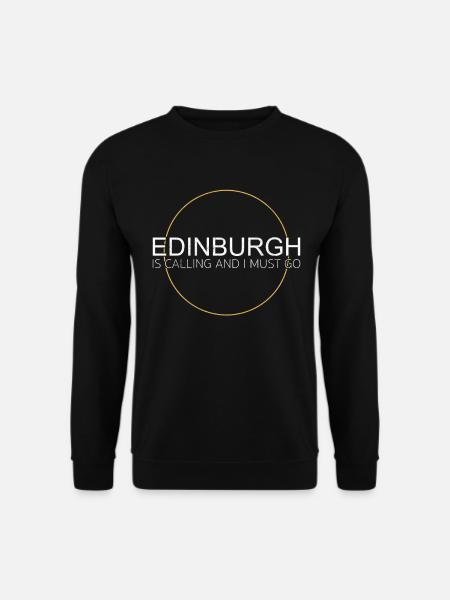 Edinburgh quote - Unisex Sweatshirt - black