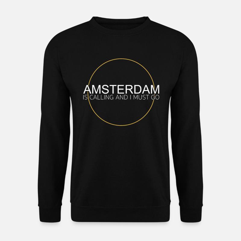 Amsterdam - Sweat-shirt Unisexe - noir