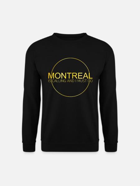 Dicton de Montréal - Sweat-shirt Unisexe - noir