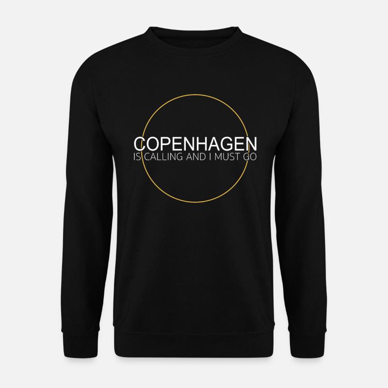Dicton de Copenhague - Sweat-shirt Unisexe - noir