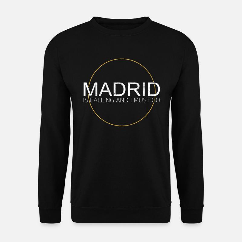 Madrid Quote - Unisex Sweatshirt - black
