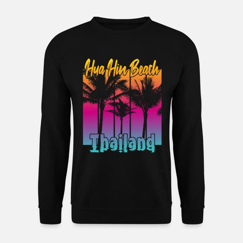 Hua Hin Beach Thaïlande - Sweat-shirt Unisexe - noir