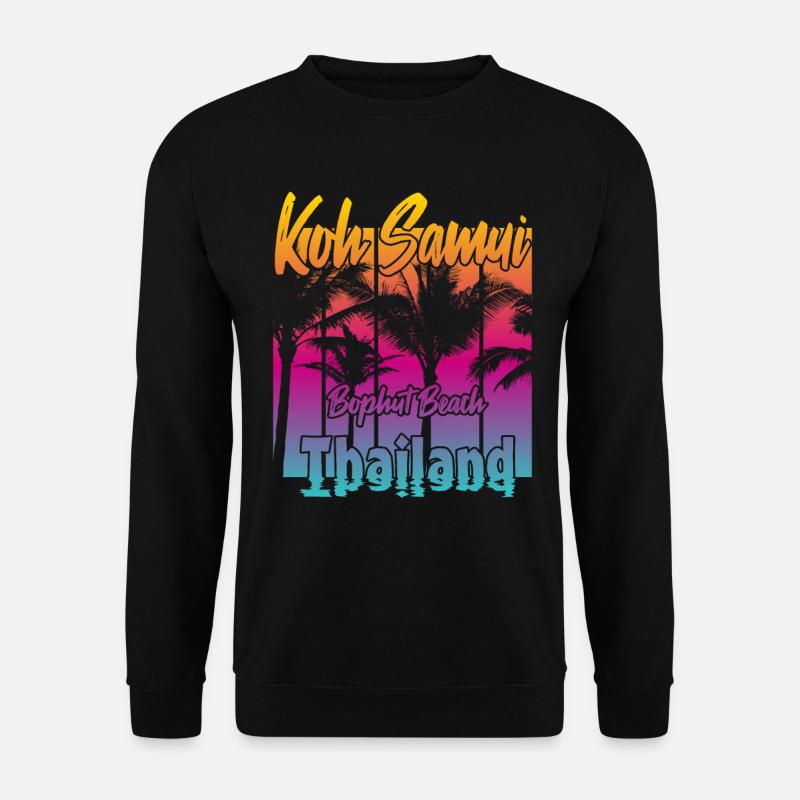 Koh Samui Thailand Bophut Beach - Unisex Sweatshirt - black