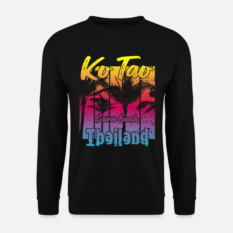 Ko Tao Sairee Beach Thailand - Unisex Sweatshirt - black