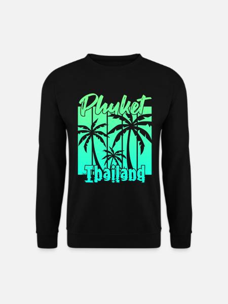 Phuket Thailand Sunset - Unisex Sweatshirt - black