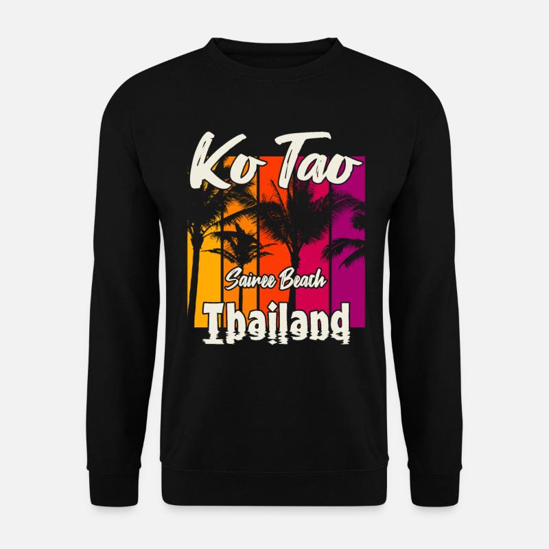 Ko Tao Sairee Beach Thaïlande - Sweat-shirt Unisexe - noir