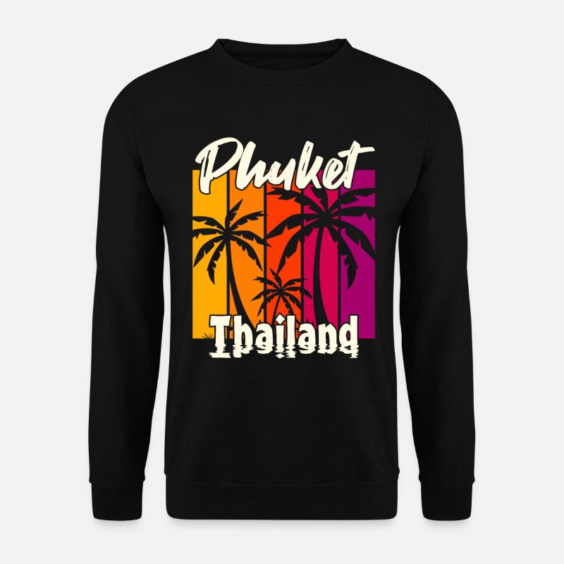 Phuket Thailand Sonnenuntergang - Unisex Pullover - Schwarz