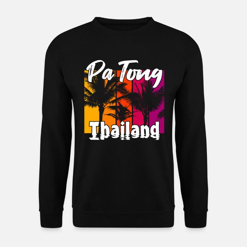 Patong Thailand - Unisex Pullover - Schwarz