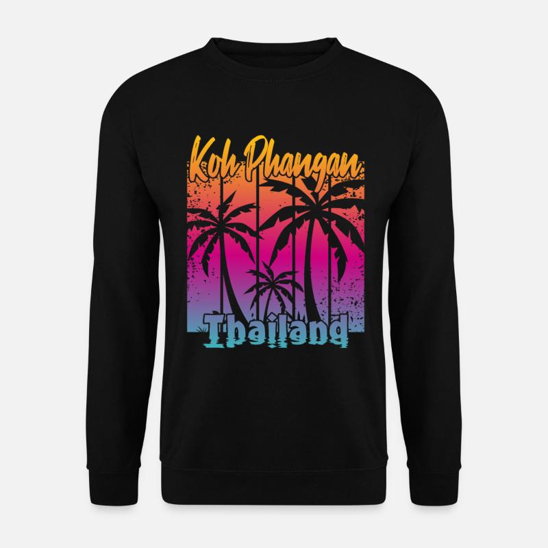Koh Phangan Thailand - Unisex Pullover - Schwarz