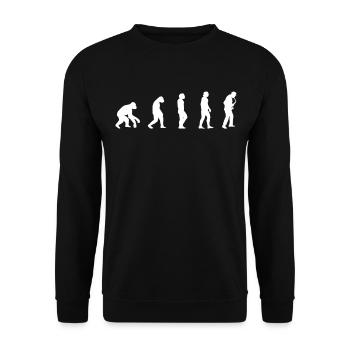 Musiciens de saxophone Musique de cuivres - Sweat-shirt Unisexe - noir - Devant - Alina (178cm) & Michal (187cm)