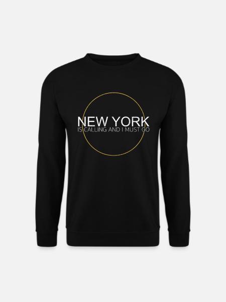 New York Spruch - Unisex Pullover - Schwarz