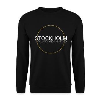 Dicton de Stockholm - Sweat-shirt Unisexe - noir - Devant - Alina (178cm) & Michal (187cm)