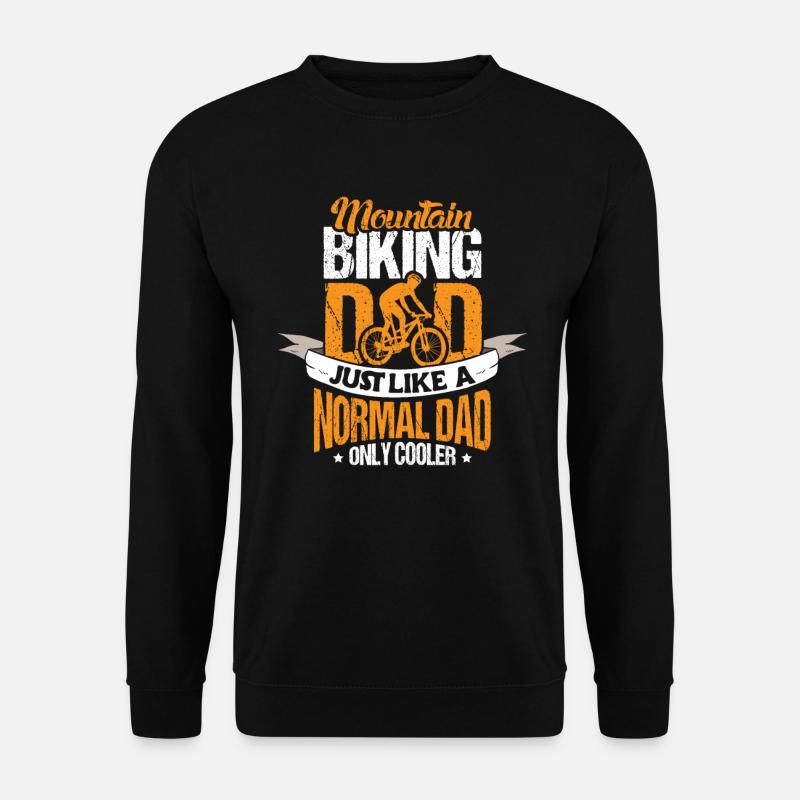 Mountain Biking Dad - Unisex Pullover - Schwarz