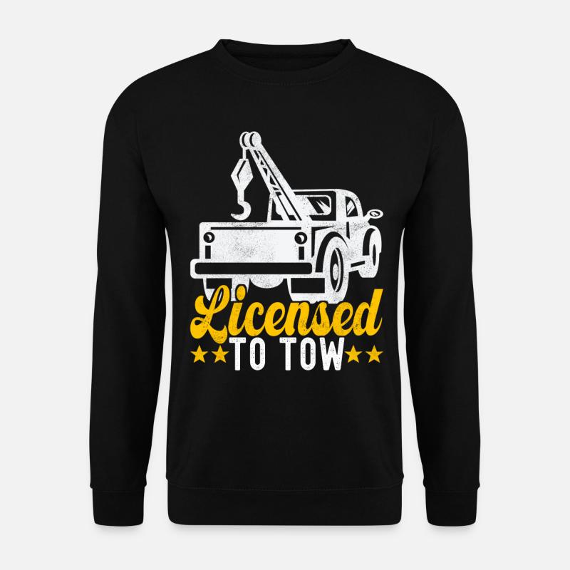Tow truck towing service - Unisex Sweatshirt - black