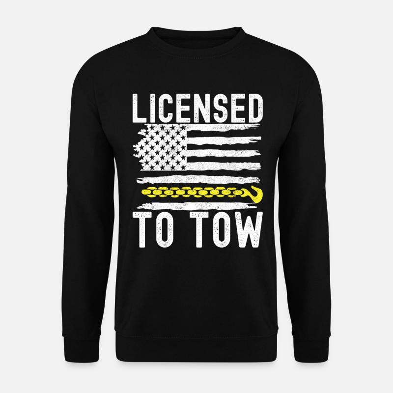 Abschleppwagen Abschleppdienst - Unisex Pullover - Schwarz