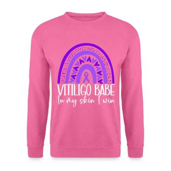 Vitiligo World Vitiligo Day - Unisex Pullover - Pink - Vorne