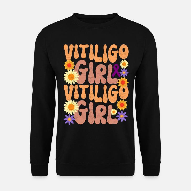 Vitiligo World Vitiligo Day - Unisex Sweatshirt - black