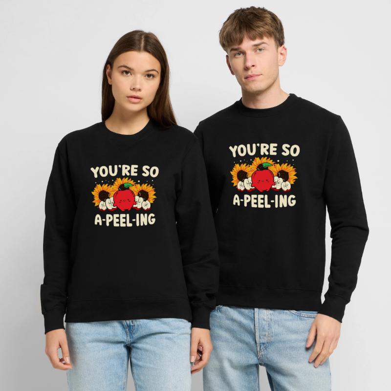 Du Bist Ein Echter Apple Picker Fruit Lover Unisex Pullover