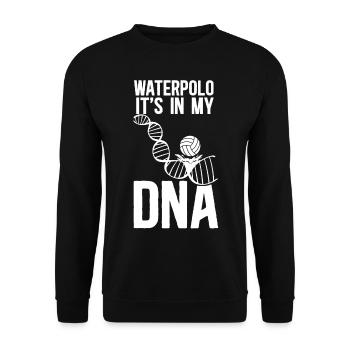 Water Polo Dna Water Polo It's In - Unisex Pullover - Schwarz - Vorne - Alina (178cm) & Michal (187cm)