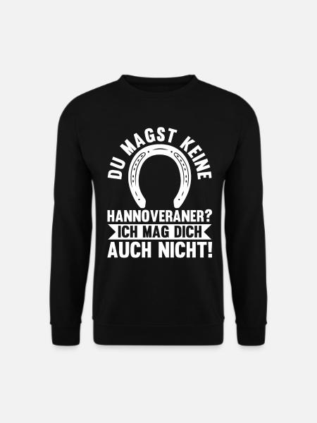 Pferd Reitsport Reiten Pferdesport Hannoveraner - Unisex Pullover - Schwarz