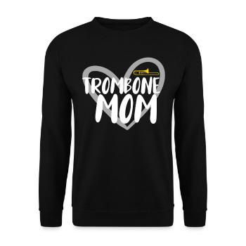 Trombone Musicien Brass Band - Sweat-shirt Unisexe - noir - Devant - Alina (178cm) & Michal (187cm)