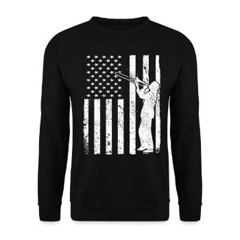Trombone Musicien Brass Band - Sweat-shirt Unisexe - noir - Devant - Alina (178cm) & Michal (187cm)