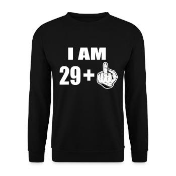 30e anniversaire - Sweat-shirt Unisexe - noir - Devant - Alina (178cm) & Michal (187cm)