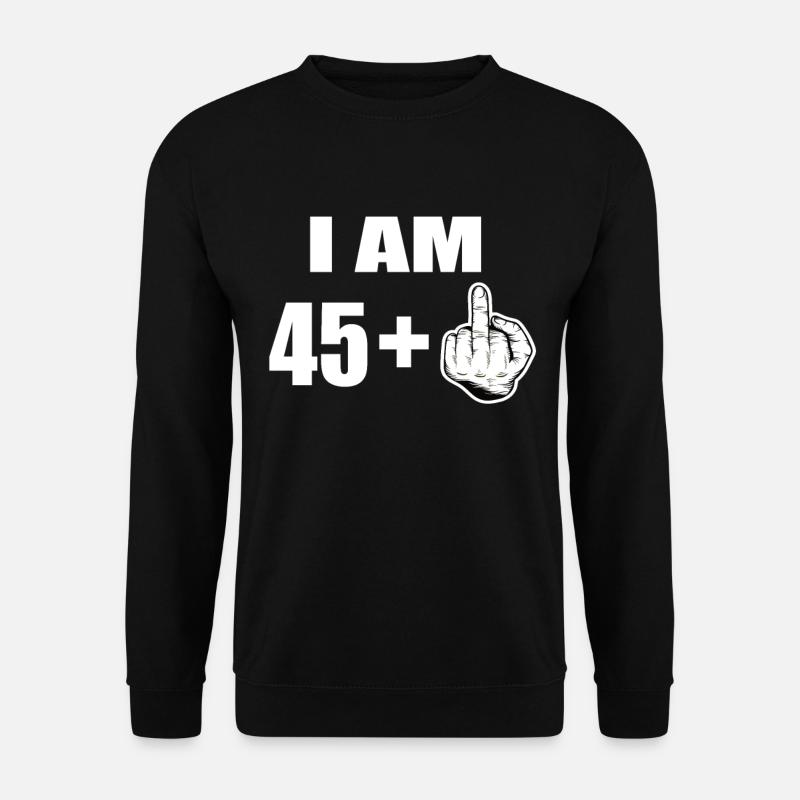 46th birthday - Unisex Sweatshirt - black