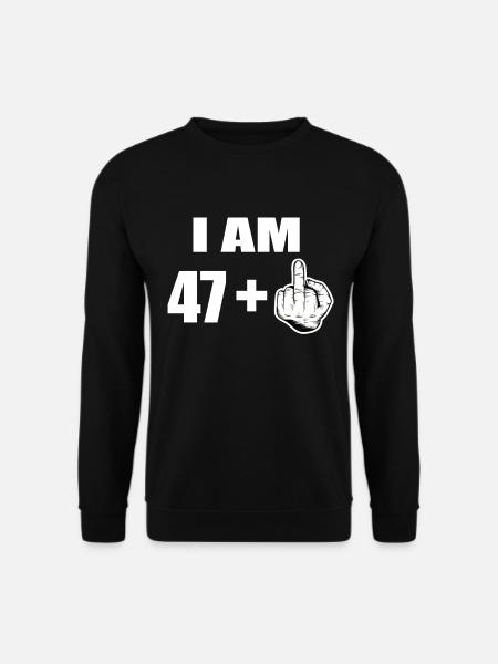 48th birthday - Unisex Sweatshirt - black