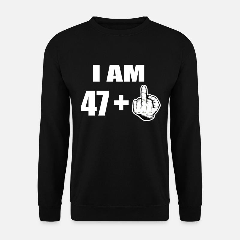 48th birthday - Unisex Sweatshirt - black