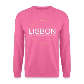 Lissabon Spruch - Unisex Pullover - Pink - Vorne