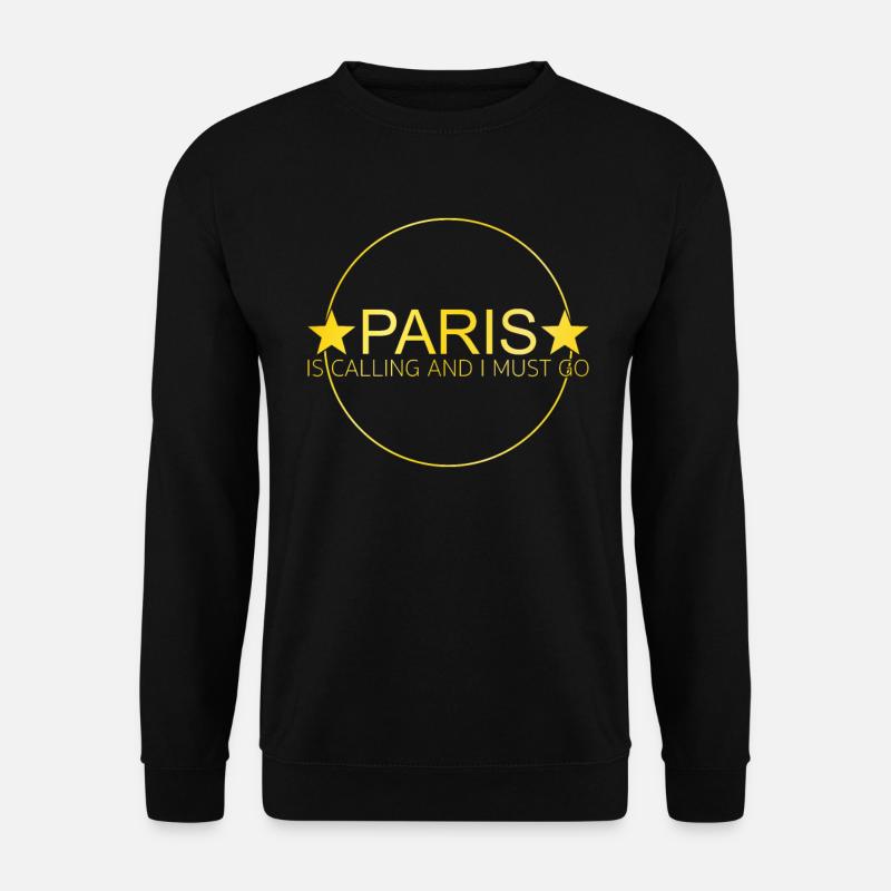 Citation Paris - Sweat-shirt Unisexe - noir