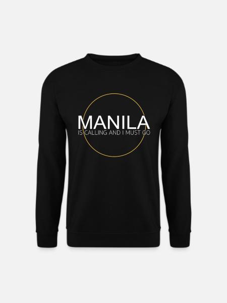 Manila Saying - Unisex Sweatshirt - black