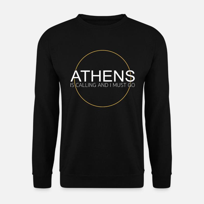 Athènes Dicton - Sweat-shirt Unisexe - noir
